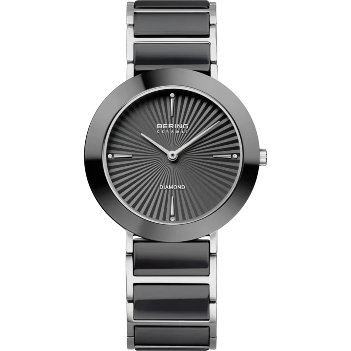 BERING Ceramic mit schwarz Zifferblatt