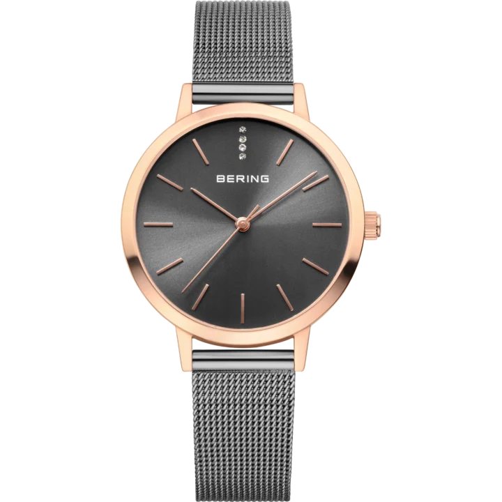 BERING Classic mit grau Zifferblatt