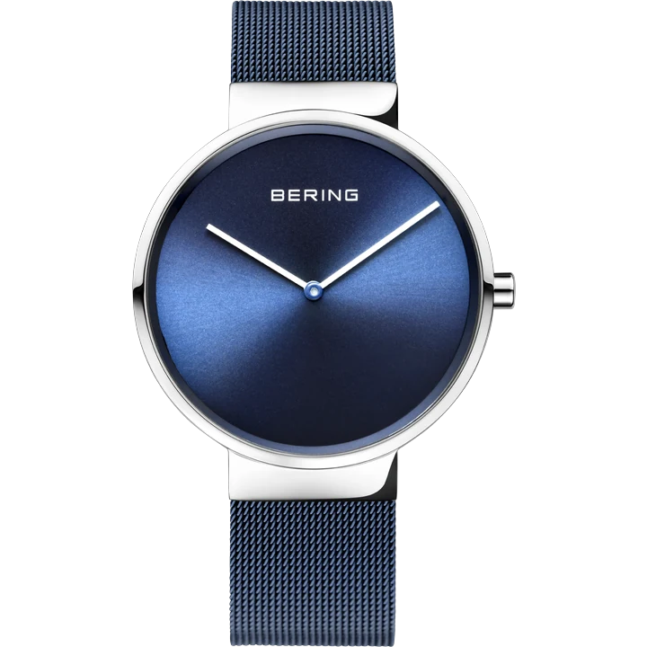 BERING Classic mit blau Zifferblatt