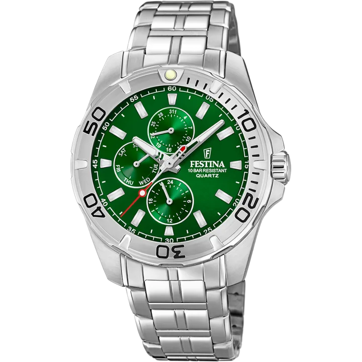 Festina Multifunktion Collection mit grün Zifferblatt