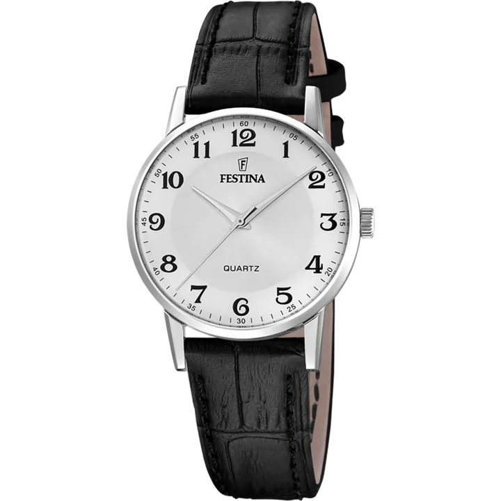 Festina Klassik mit silber Zifferblatt