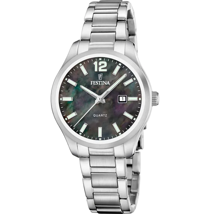 Festina Klassik mit schwarz Zifferblatt