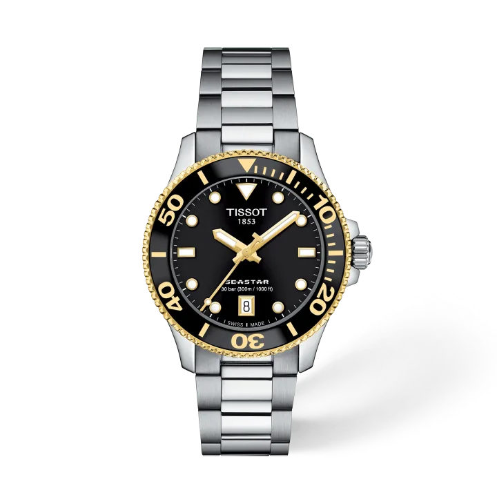 Tissot Seastar 1000 36mm mit schwarz Zifferblatt
