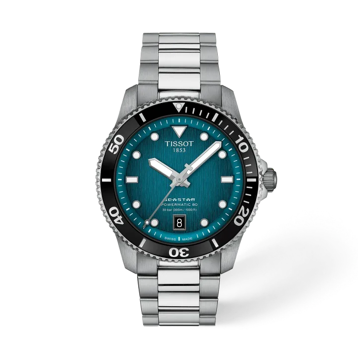 Tissot Seastar 1000 40mm mit grün Zifferblatt