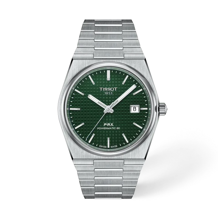 Tissot PRX 40mm mit grün Zifferblatt