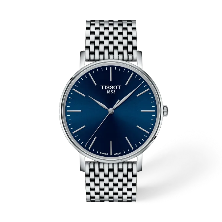 Tissot Everytime 40mm mit blau Zifferblatt