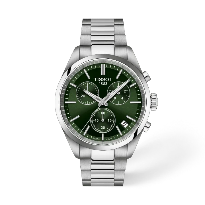 Tissot PR 100 40mm mit grün Zifferblatt