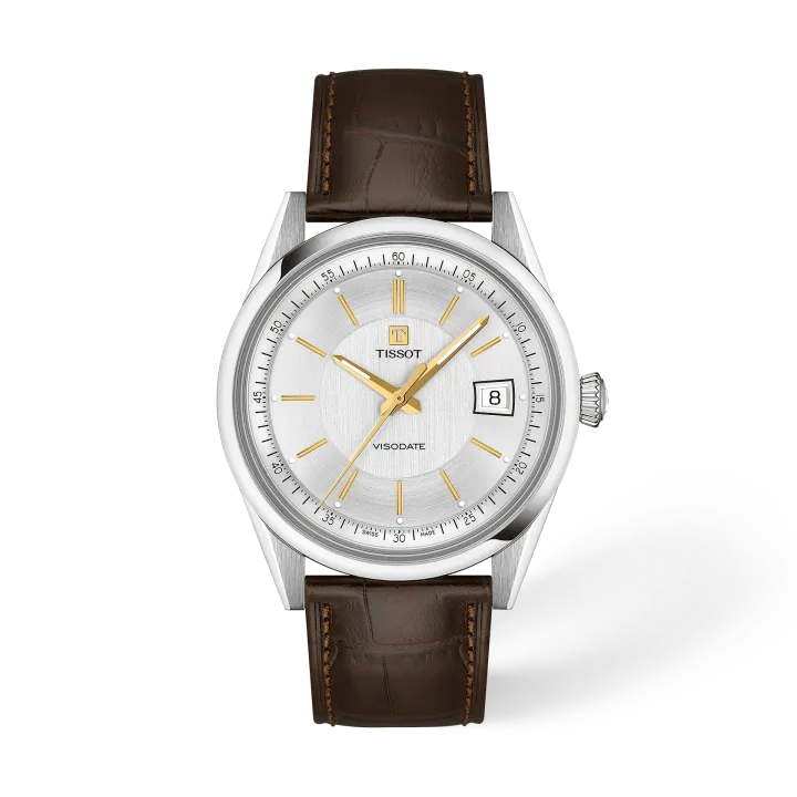 Tissot Visodate 39mm mit silber Zifferblatt